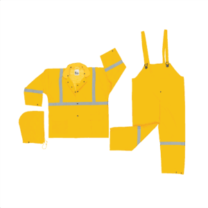 traje 3 pza amarillo, chaqueta, capucha desmontable, pantalón