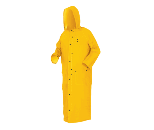 Impermeable Classic Plus, PVC/Poli .35 mm, 60", Amarillo