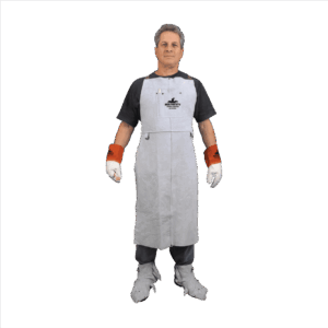 Mandil de Cuero de res cocido con kevlar