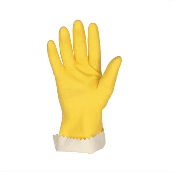 Gte Látex, 15 mil, forro flocado, festoneado, amarillo