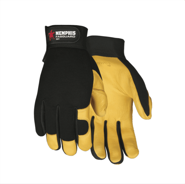 Gte. Multi-task, Piel de venado/Spandex, Amarillo/Negro