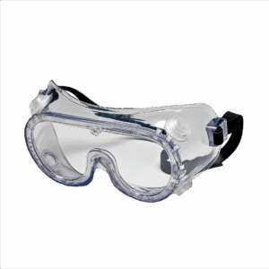 Goggle, Lente claro, montura PVC, correa de goma