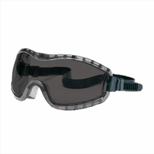 Goggle STRYKER, Lente gris, montura PVC, goma, anti-empaño