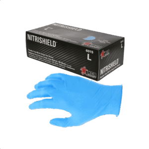 Gte NITRISHIELD, nitrilo, 4.5 mil, sin talco, azul