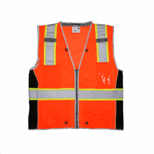 Chaleco LUMINATOR,clase 2,Naranja C/cintas reflectivas, NG