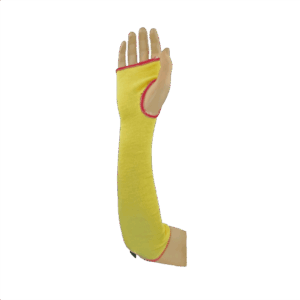 Manga Kevlar/Algodón 7 Ga, 18", ran pulgar, velcro, Amarillo