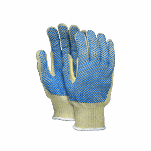 Gte. Kevlar/Acero/Nylon/ algodón/poly gris PVC 2 lados