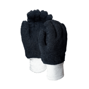 Gte. Terrycloth, Algodó/Poliéster puño de calcetin, negro