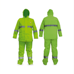 IMPERMEABLE 2PZAS ALTA VISIB VERDE