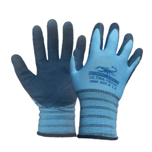 GUANTE ULTRATECH NILON LATEX AZUL
