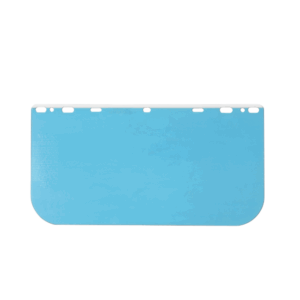 Protector facial de policarbonato claro, 8" x 15.5", .040