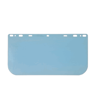 Protector facial de policarbonato claro, 8" x 15.5", .060