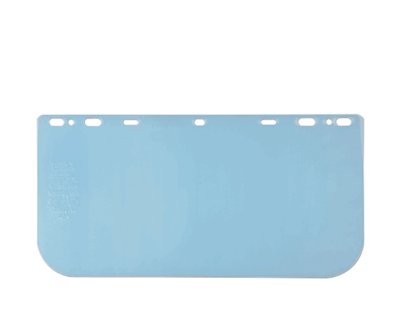 Protector facial de PETG claro, 8" x 16", 0.040