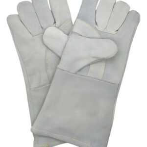 Guante Soldador Gris Reforzado Hilo Kevlar